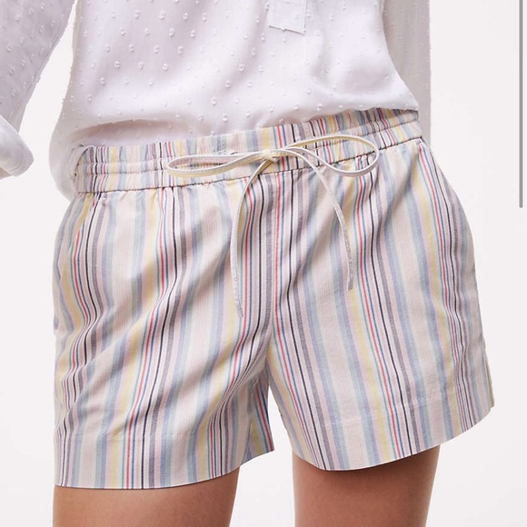 LOFT Pants - NWOT Loft stripe shorts